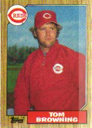 1987 Topps Baseball Cards      065      Tom Browning